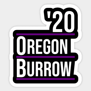 Orgeron Burrow 2020 T-Shirt Sticker